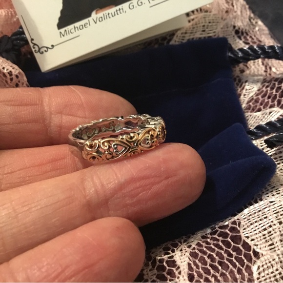 NEW Gems en Vogue 0.52 TCW Pink Spinel, Sapphire & Tourmaline Stack Band Ring - Picture 3 of 14